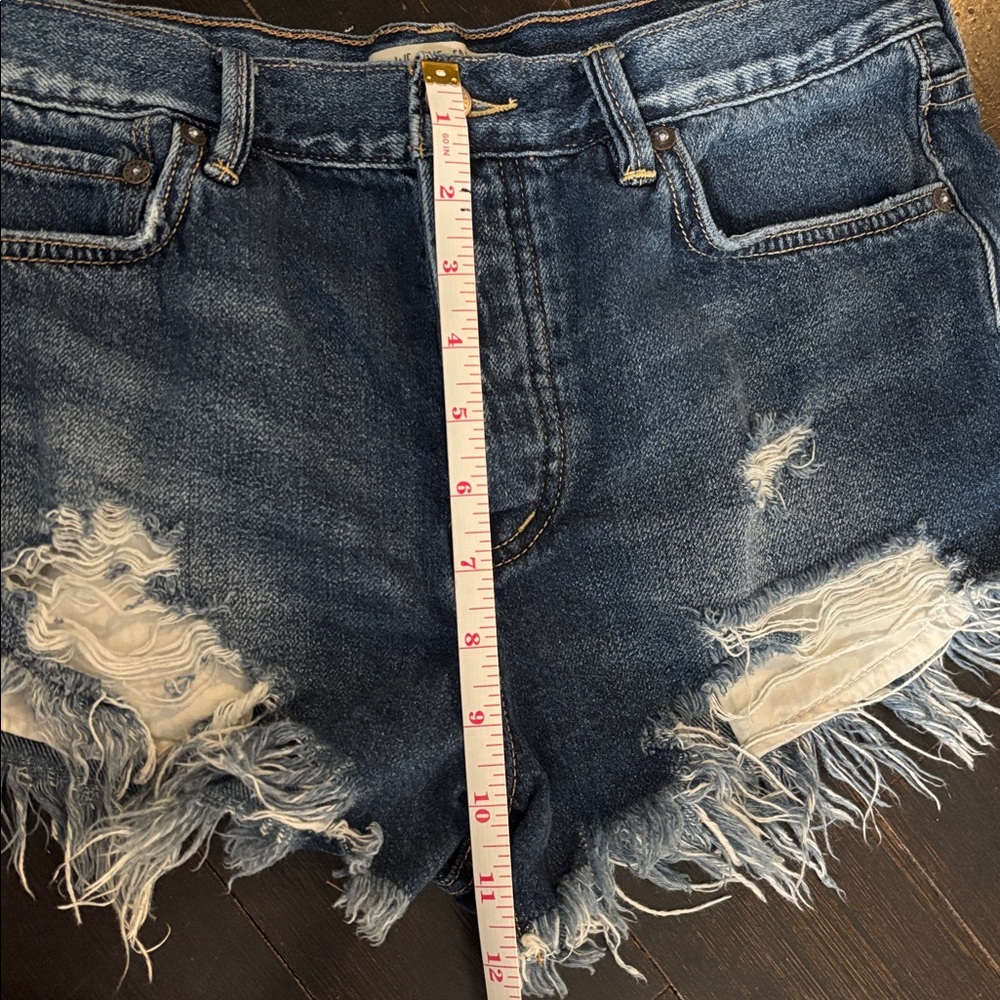 We The Free Distressed Denim Shorts - Picture 6 of 8